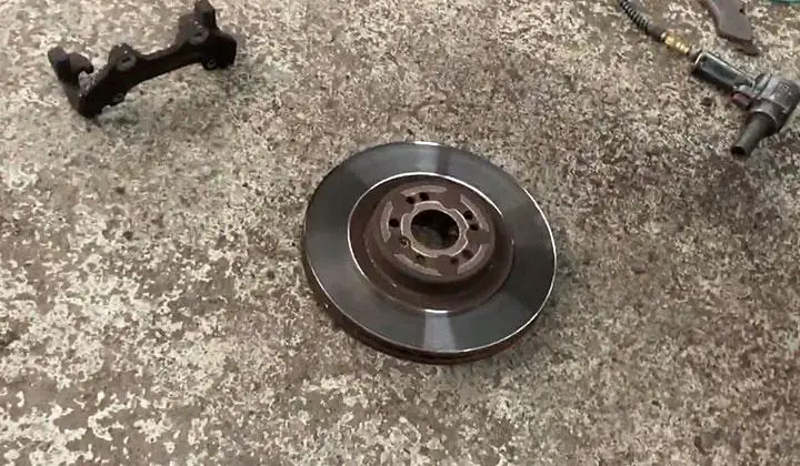 Remove front rotors