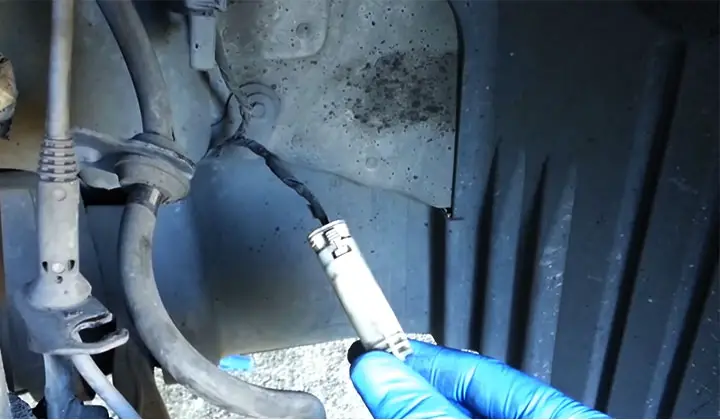 Remove the Brake Pad Wear Sensor