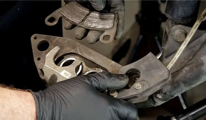 remove the old brake pads