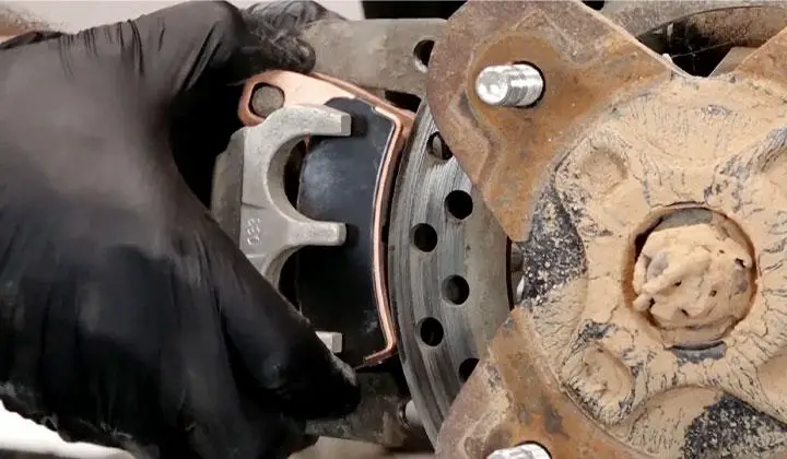 Reinstall New brake pads