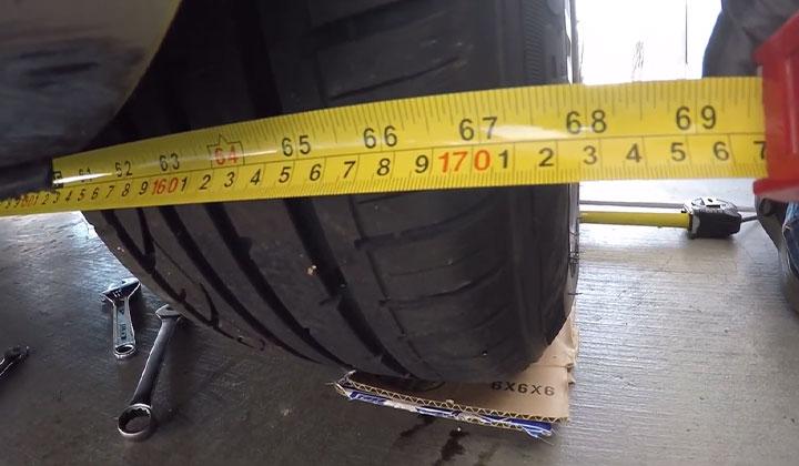 Measure Front Wheel