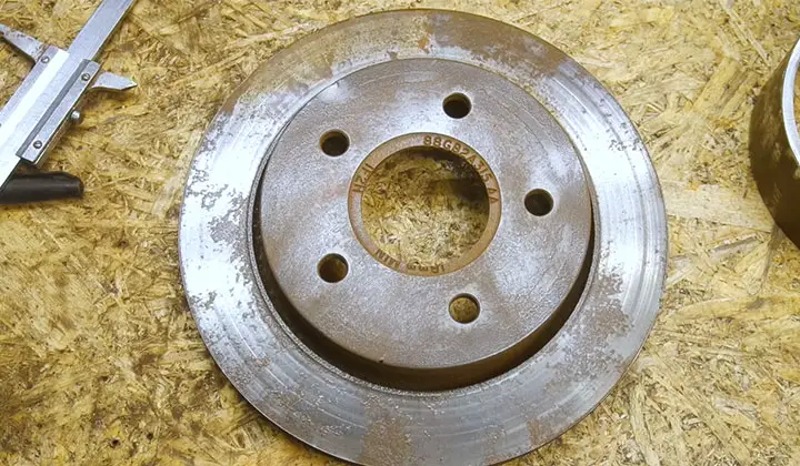 with Old Brake Rotors